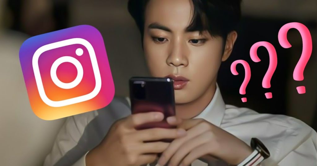 Jin de BTS dégage une énergie de grand père alors qu'il tente de naviguer sur Instagram pour la première fois