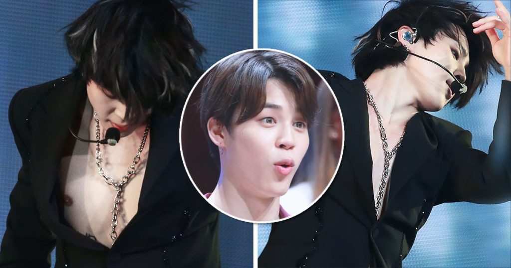 Le petit changement de BTS Jimin dans sa tenue nous donne un effondrement majeur