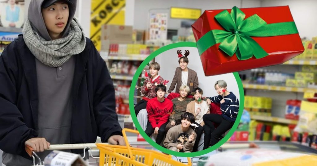 Le temps de Noël est arrivé et le RM de BTS offre des cadeaux de dernière minute à ses membres