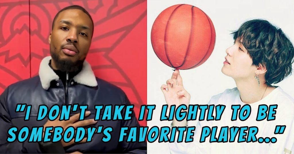 L'étoile de la NBA, Damian Lillard, adresse un message sincère à Suga, son plus grand fan BTS