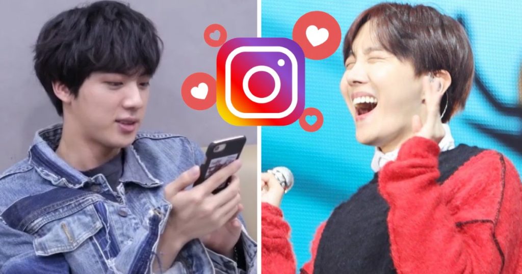 Jin de BTS a enfin découvert comment utiliser le bouton "J'aime" d'Instagram, et personne n'est plus excité que J-Hope