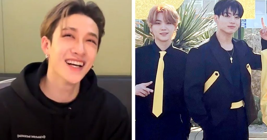 Bang Chan de Stray Kids était une armée totale lors de l'éloge de BTS