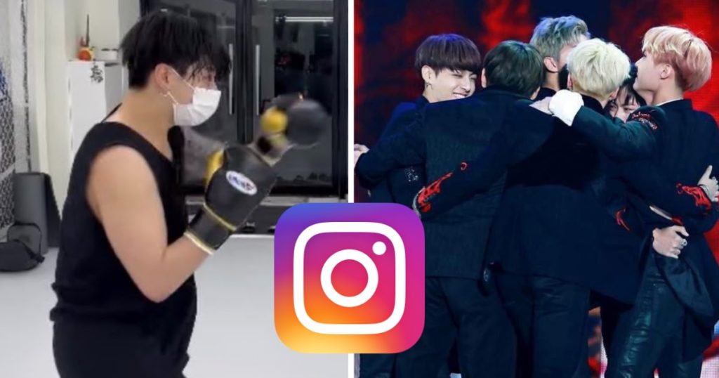 BTS a eu une mini réunion sur l'Instagram de Jungkook... Tout cela à cause de sa vidéo de boxe accrocheuse