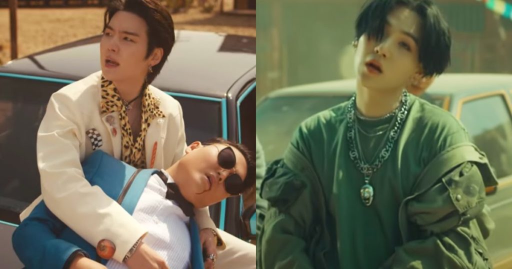 4 similitudes entre le long métrage de BTS Suga dans "That That" de PSY et son clip "Daechwita"