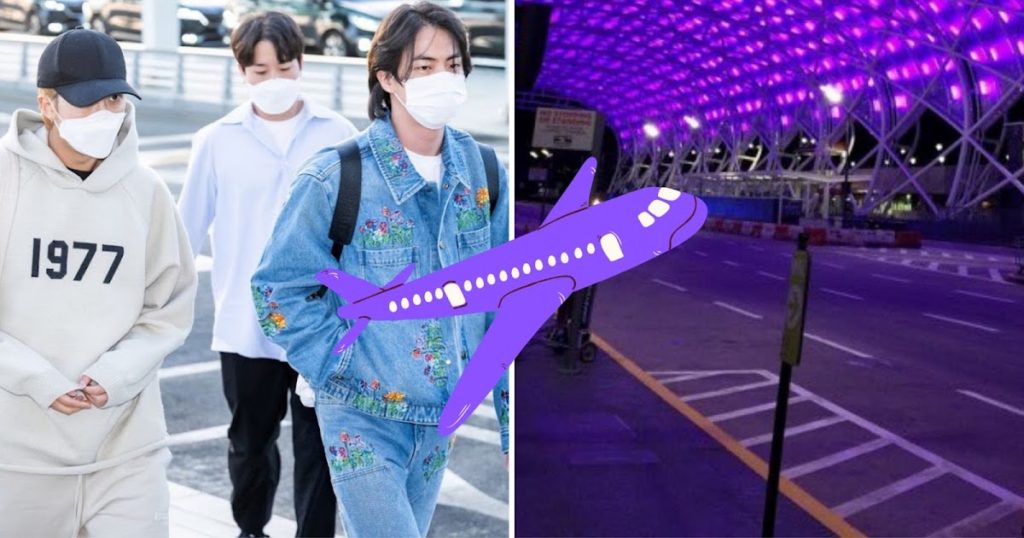 Les aéroports tweetent à propos de BTS et les ARMY se demandent ce que cela signifie