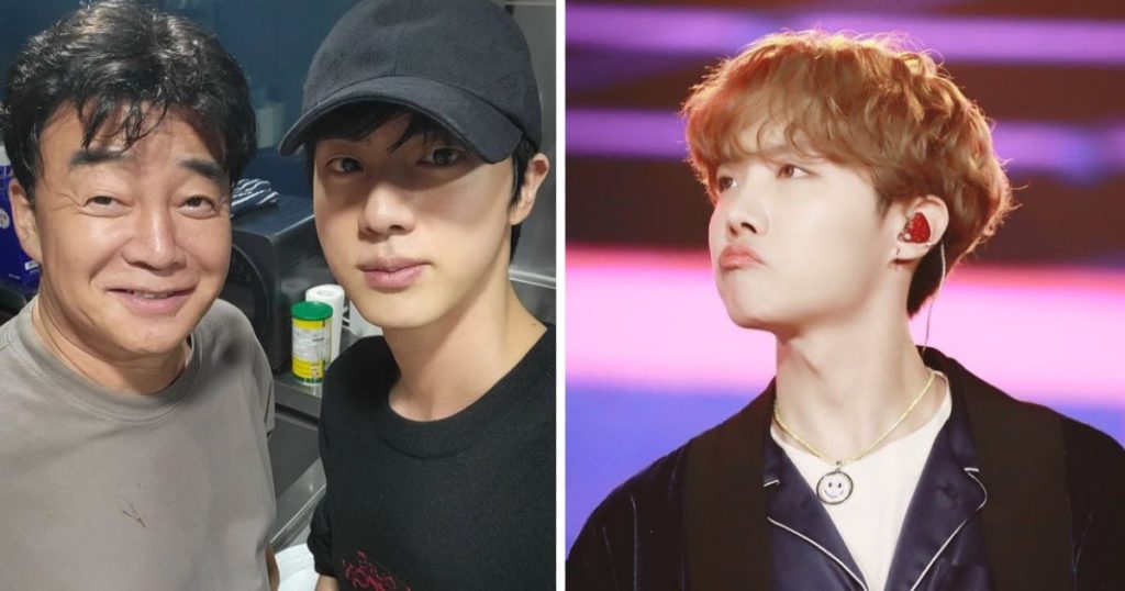 Jin de BTS retrouve le chef Baek Jong Won, et J-Hope ne peut pas cacher sa "jalousie"