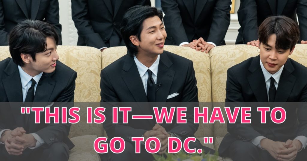 BTS explique pourquoi ils ont accepté l'invitation à la Maison Blanche