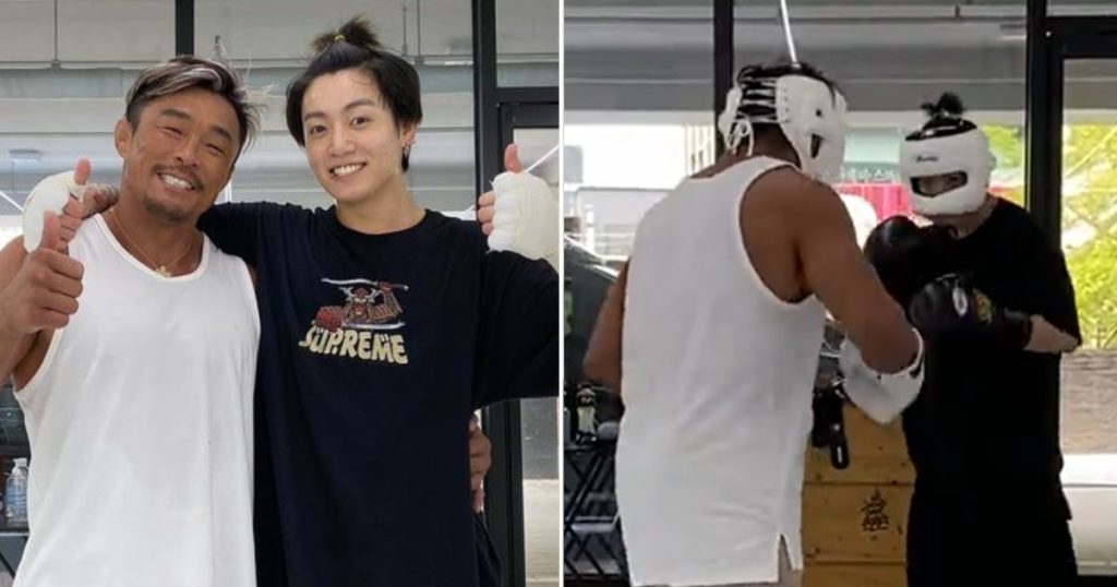 Jungkook de BTS rencontre enfin le célèbre boxeur Choo Sung Hoon après son invitation au combat