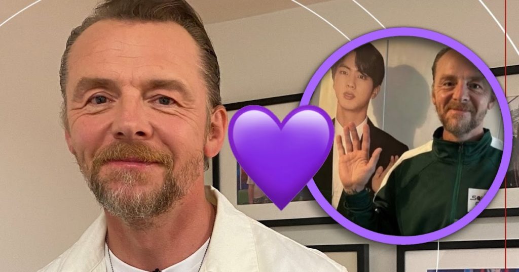 L'acteur Simon Pegg raconte comment il est devenu membre du BTS ARMY