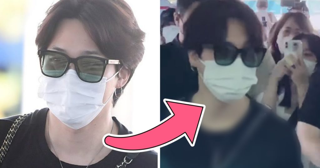 Jimin de BTS transforme l'aéroport en sa propre piste personnelle sur son chemin vers Chicago