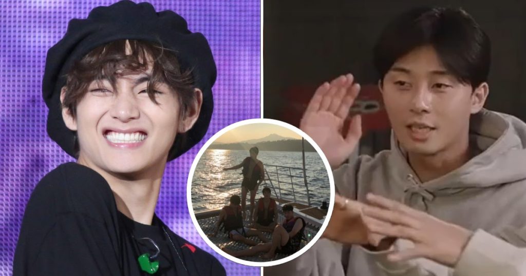 V de BTS a déjà embauché un bateau pour l'équipe Wooga, mais il y avait un hic pour Park Seo Joon