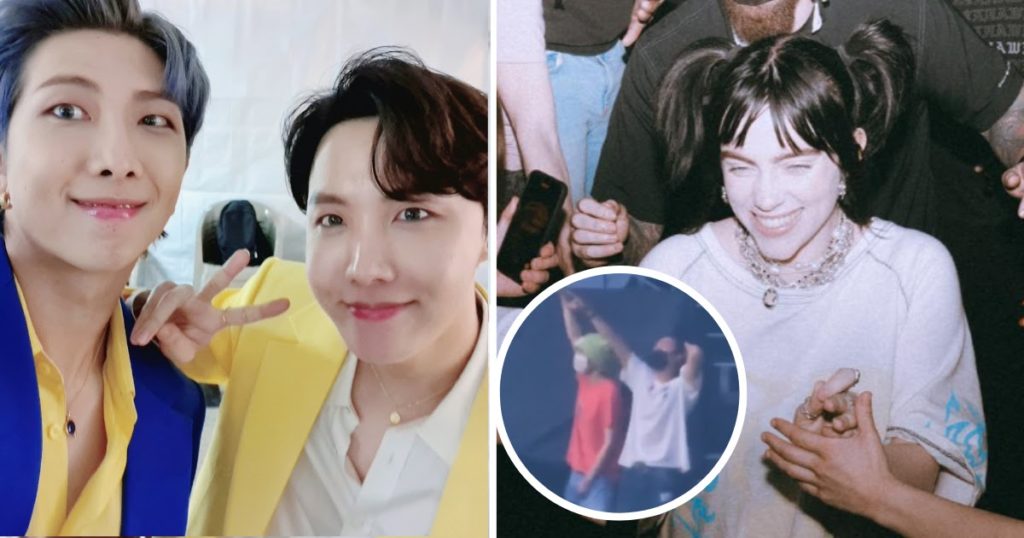 RM et J-Hope de BTS vivent leur meilleure vie après avoir été repérés lors du récent concert de Billie Eilish à Séoul