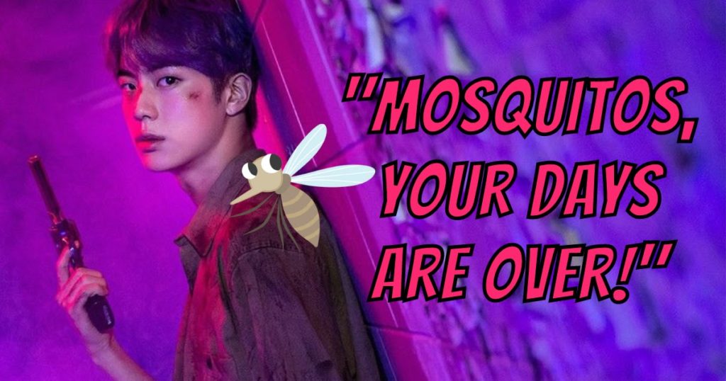 Les ARMYs sont prêts à combattre les moustiques au nom de Jin de BTS