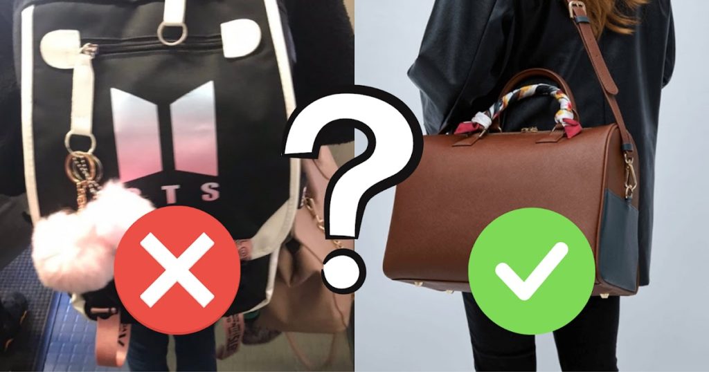 Les étudiants se font intimider pour avoir porté des sacs à dos BTS, suscitant un débat en ligne houleux