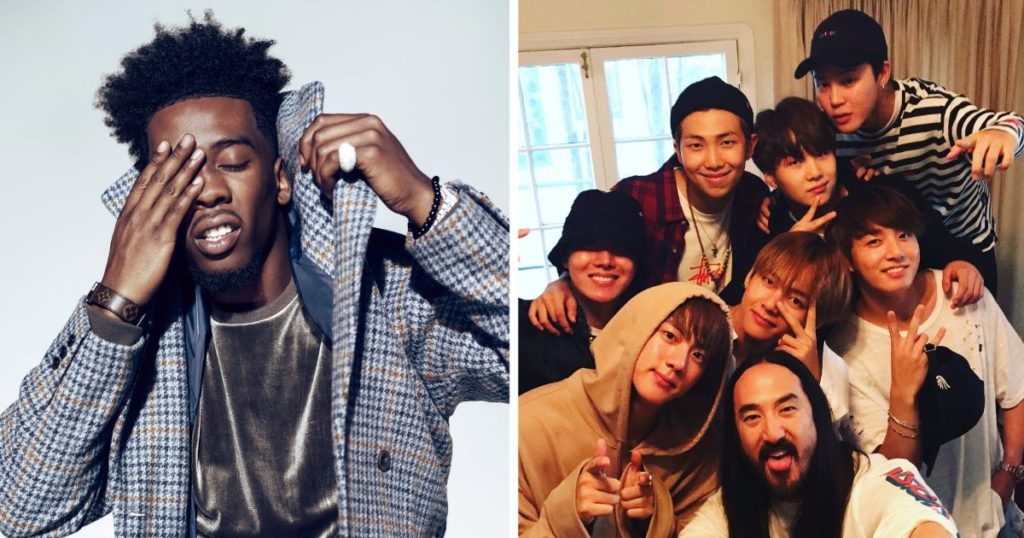 Le rappeur Desiigner salue BTS et Steve Aoki... Cinq ans trop tard