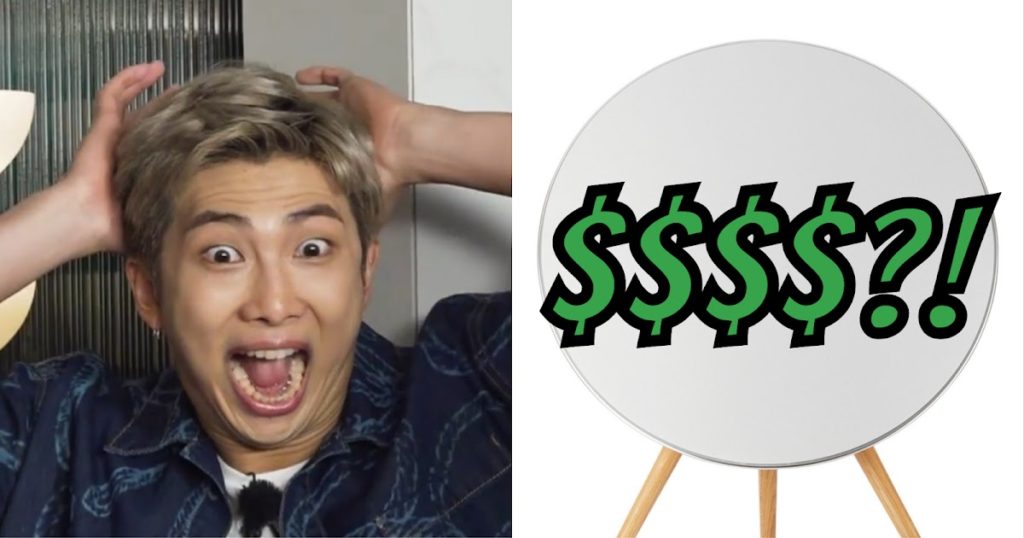 Les ARMYs sont secoués par le prix élevé du haut-parleur de BTS RM