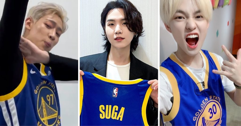 Les Golden State Warriors de la NBA continuent de collectionner les idoles de la K-Pop avec Suga de BTS comme nouvel ajout