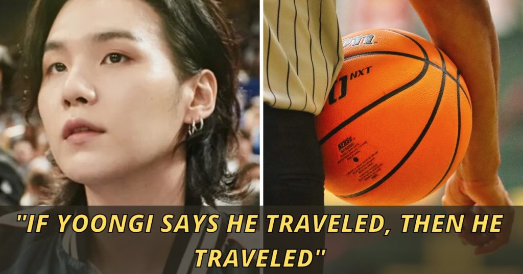 Suga de BTS devient un "arbitre" aux NBA Japan Games après avoir appelé une violation itinérante depuis son siège