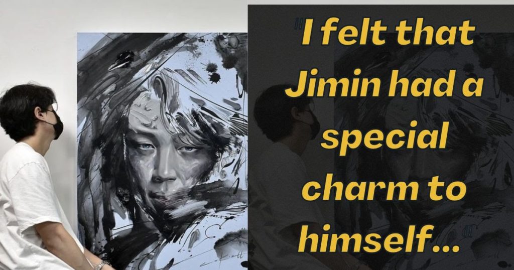 L'artiste Lee K. a révélé pourquoi il avait choisi Jimin de BTS comme muse pour la Foire internationale d'art du Louvre
