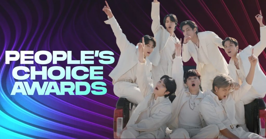 BTS remporte plusieurs prix aux "2022 People's Choice Awards"