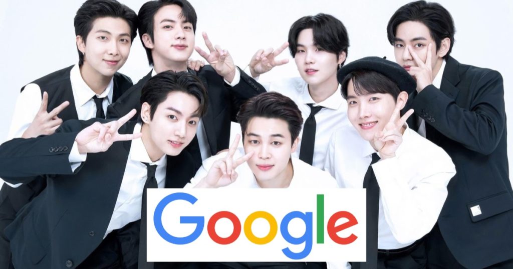 Deux chansons de BTS sont en tête des recherches Google dans le monde cette année pour être extrêmement accrocheuses