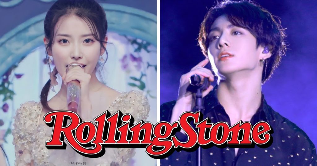 Le magazine Rolling Stone reconnaît IU et Jungkook de BTS dans sa liste des "200 plus grands chanteurs de tous les temps" — Les internautes réagissent