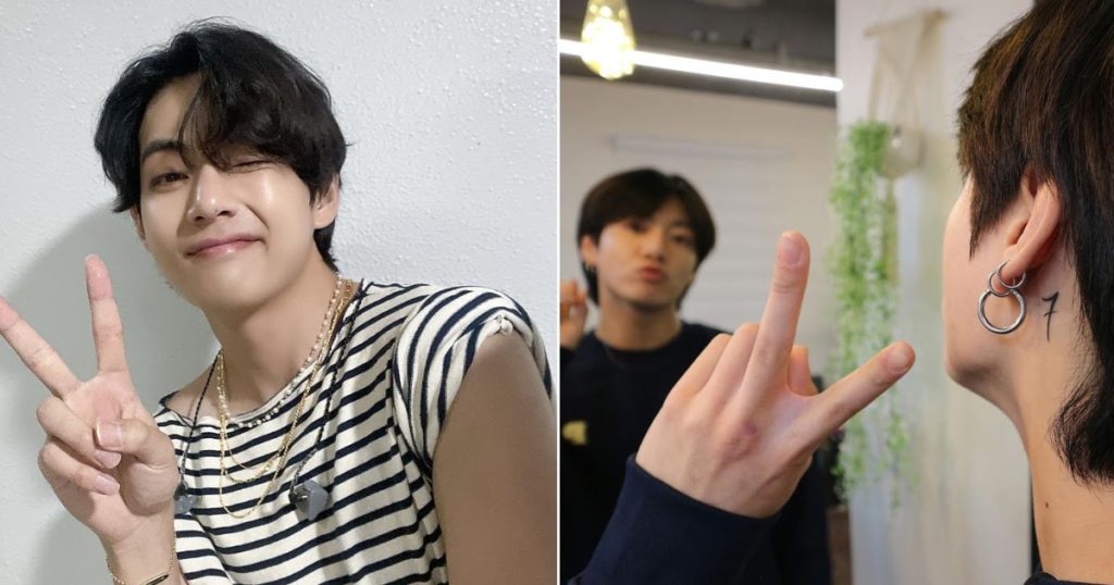 Le tatoueur de BTS révèle une photo en gros plan du tatouage de V, confirmant qu'il l'a fait avec Jungkook