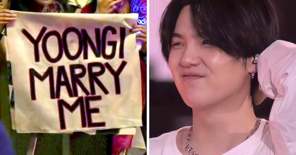 "Yoongi, Marry Me": Les propositions de mariage les plus inattendues de BTS Suga de tous les temps