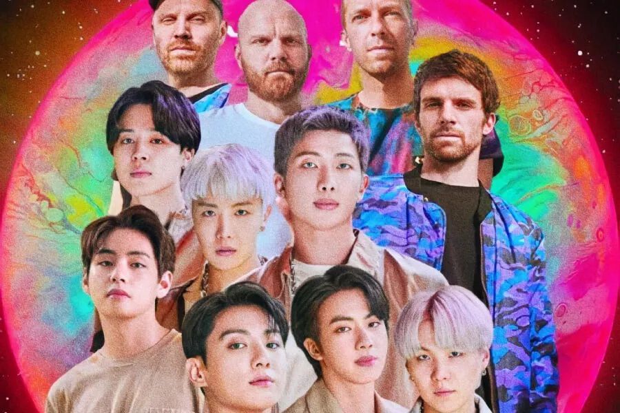 "My Universe" de BTS et Coldplay certifié Platine au Royaume-Uni