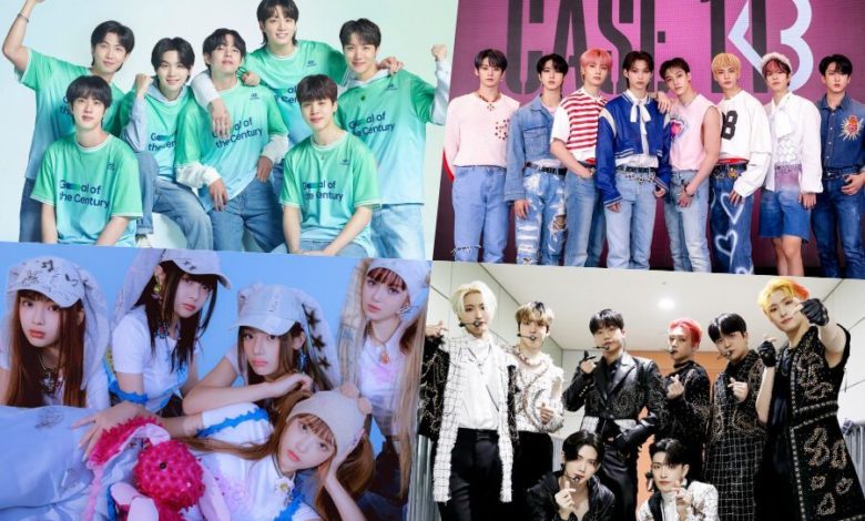 BTS, Stray Kids, NewJeans, ATEEZ, NCT 127, ENHYPEN Et LE SSERAFIM ...