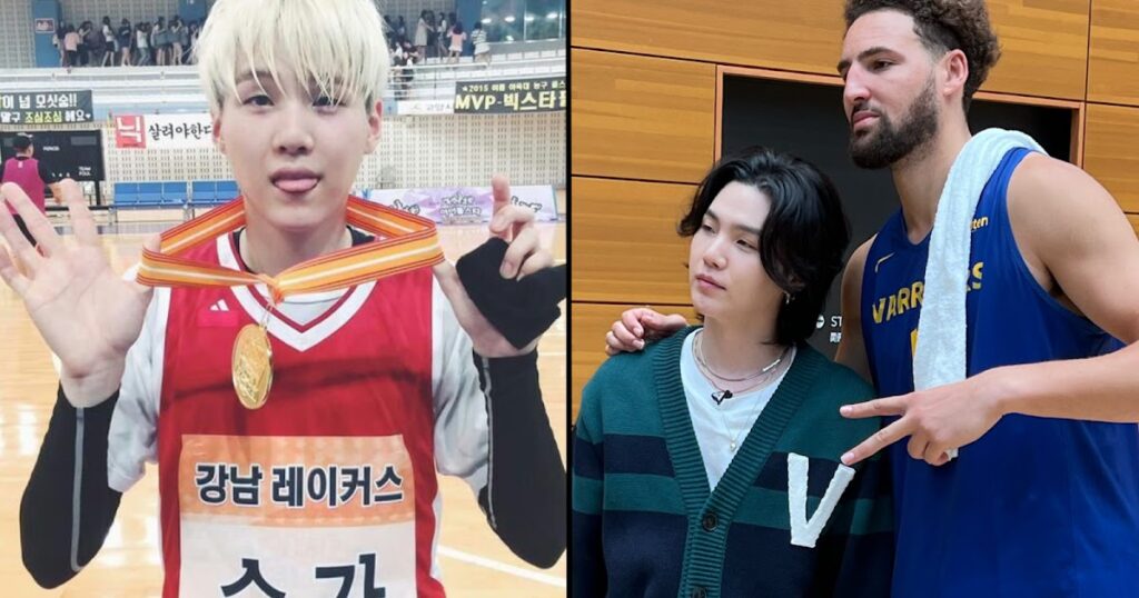 10+ moments qui prouvent que Suga de BTS était destiné à devenir ambassadeur de la NBA