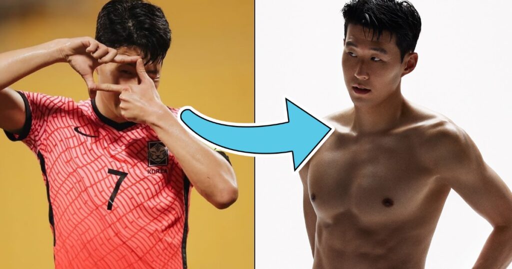 "GRATUIT ?" : Le fils de la star du football, Heung Min, pose uniquement en sous-vêtements pour une séance photo sexy avec Calvin Klein