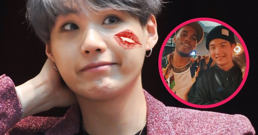 Suga de BTS expose Anderson .Paak pour l'avoir embrassé lors de leur première rencontre