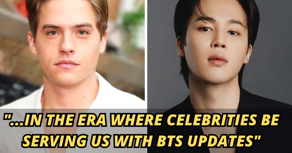 L'acteur Dylan Sprouse informe les ARMYs de Jimin de BTS dans le crossover viral le plus inattendu