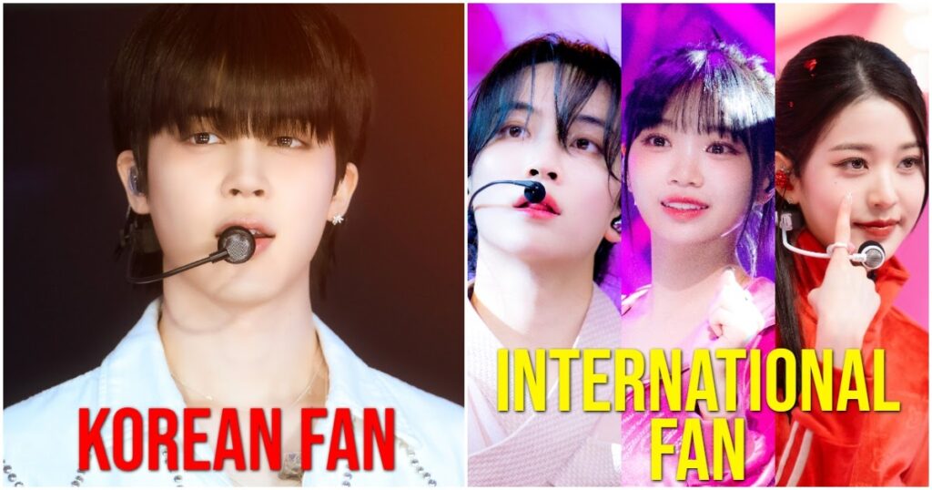 Il y a une différence majeure entre les fans de K-Pop coréens et internationaux lorsqu'il s'agit d'être un seul groupe-Stan