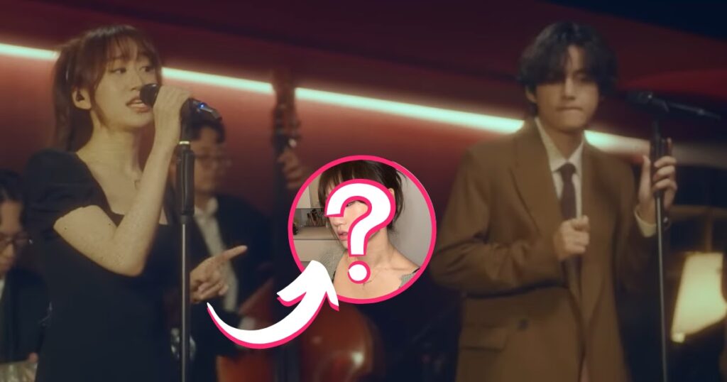 Qui est-elle?  Les ARMYs deviennent curieux face à la chanteuse dans la nouvelle vidéo de BTS V