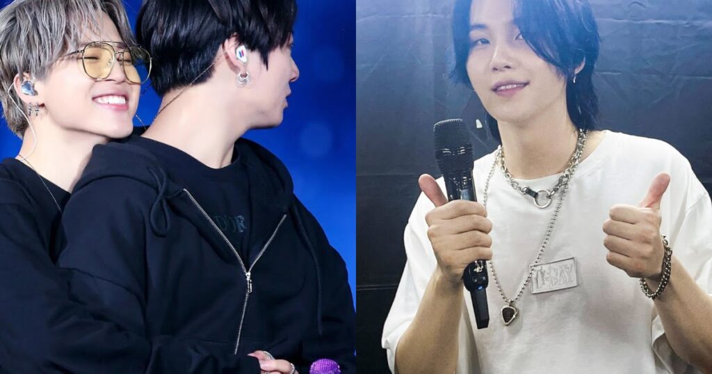 Jungkook et Jimin de BTS deviennent viraux pendant un moment sain pendant le concert de Suga