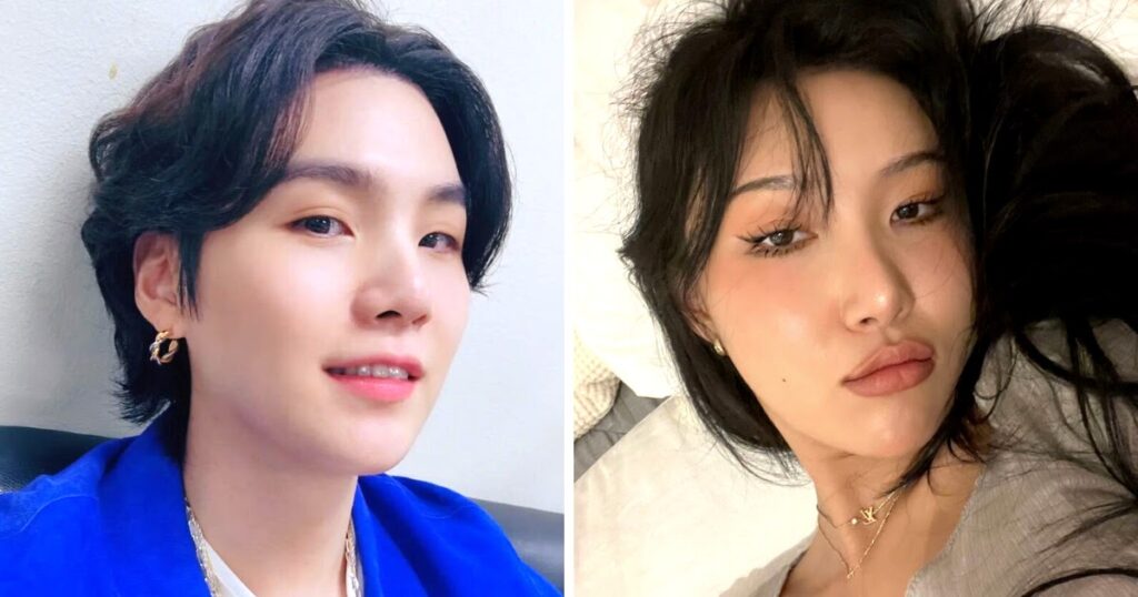 Suga de BTS et Hwasa de MAMAMOO portaient la même coupe mais servaient des vibrations totalement différentes