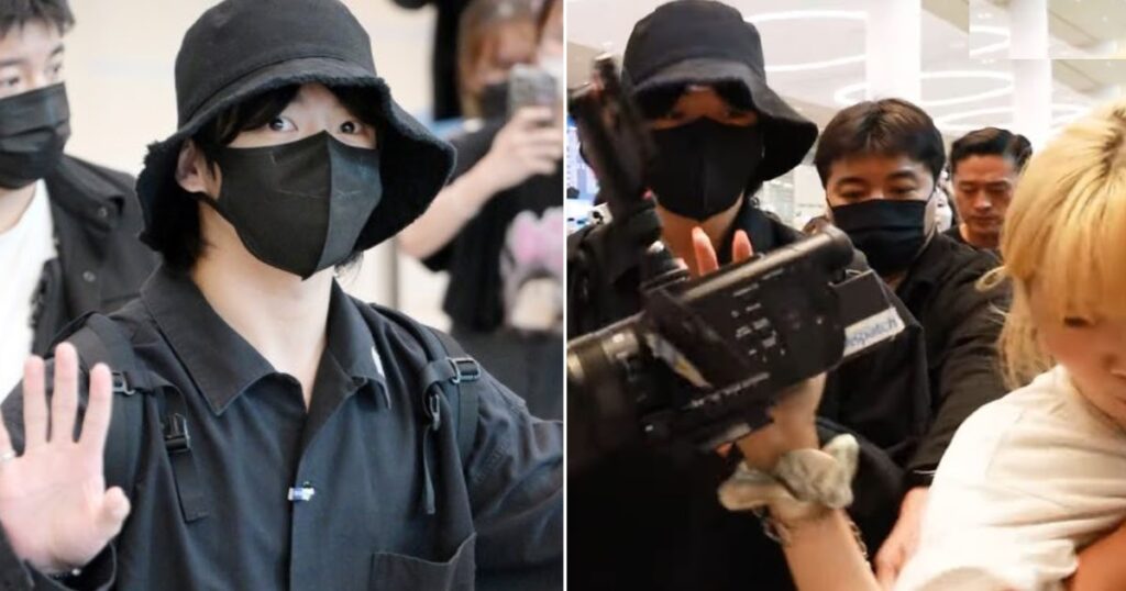 L'expérience "effrayante" de BTS Jungkook à son arrivée à l'aéroport d'Incheon soulève des inquiétudes pour la sécurité des idoles