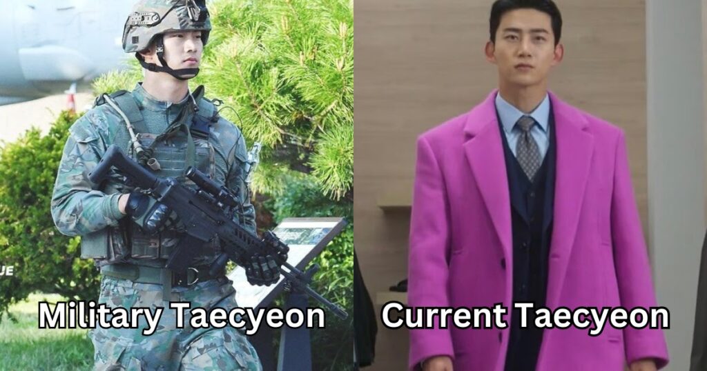 Taecyeon de 14 heures pesait presque 100 kg dans l'armée, mais ressemblait toujours à lui-même