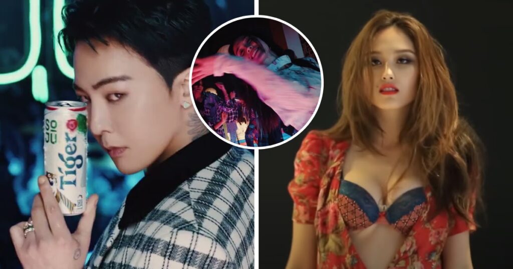 Qui est-elle?  L'actrice et mannequin qui a travaillé avec G-Dragon et BTS