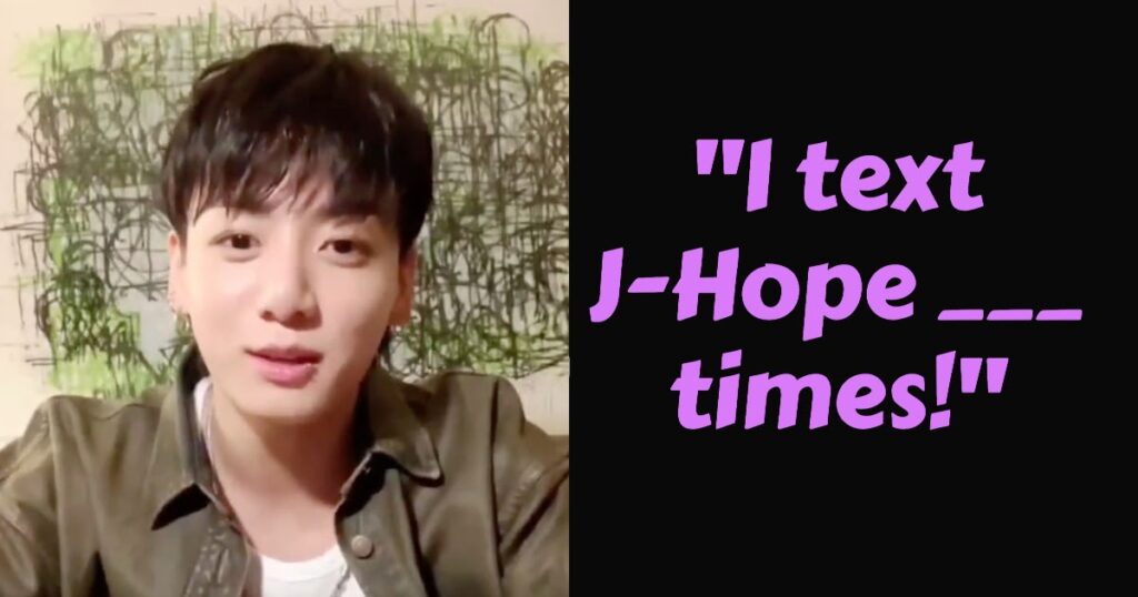 Jin de BTS partage de manière inattendue combien il envoie de SMS avec J-Hope pendant le livestream de Jungkook