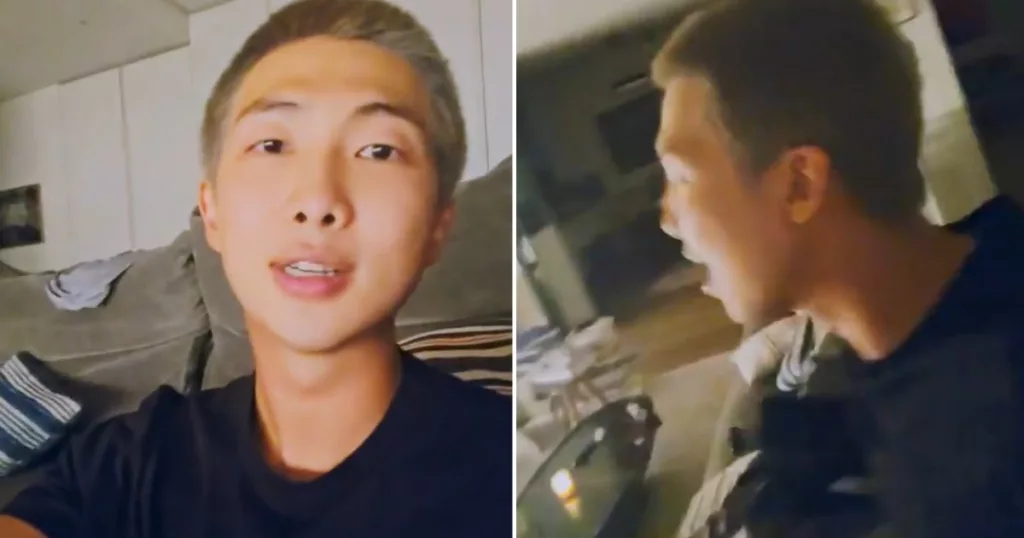 "C'est le vrai...!"  RM de BTS devient viral pour ses TMI "non filtrés" lors de sa diffusion en direct