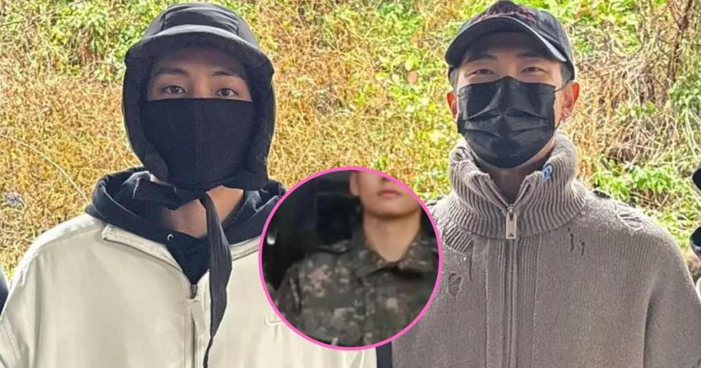 Les RM et V de BTS apparaissent sur les premières photos militaires officielles, malgré un changement dans l'application militaire coréenne