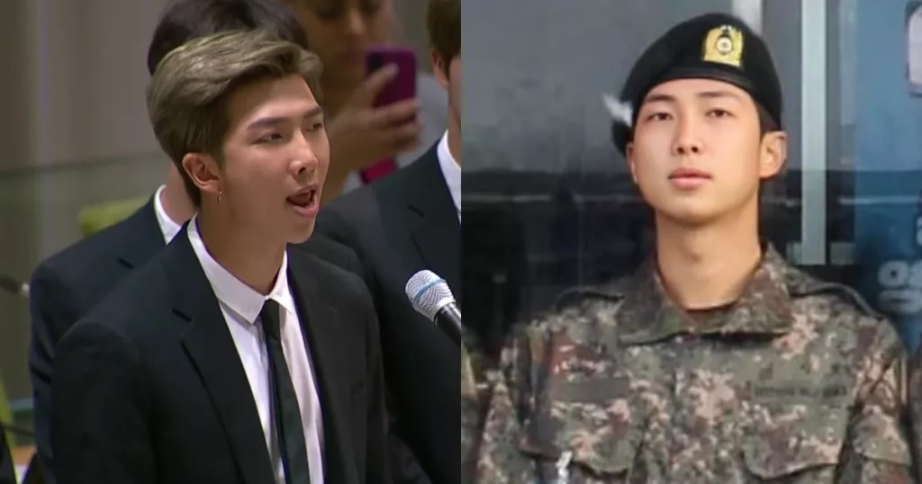 Peu importe où il se trouve, RM de BTS est toujours prêt avec un discours puissant