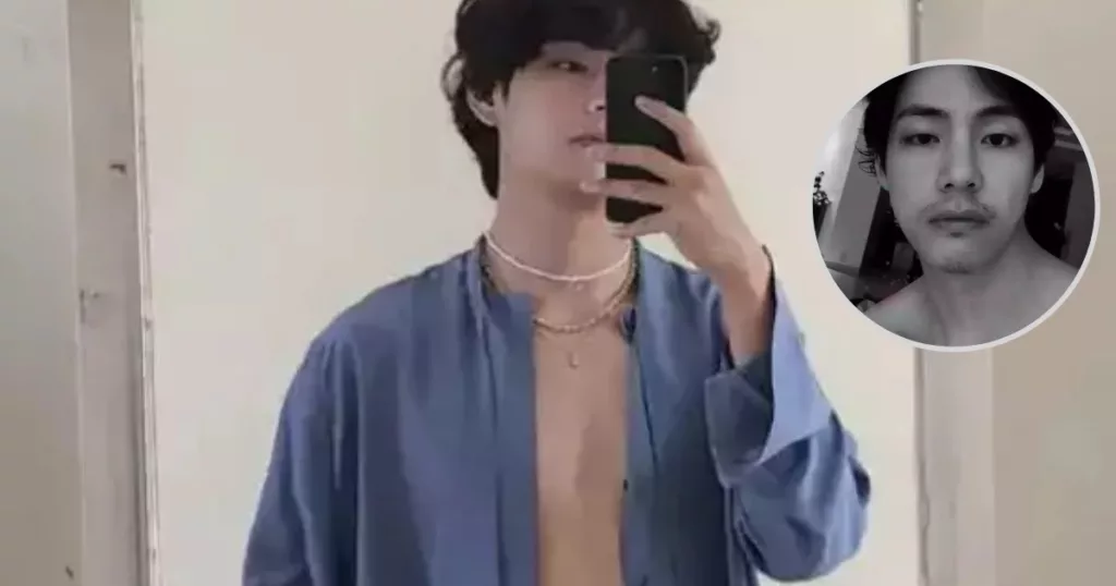 Le V sans chemise de BTS est infiniment plus chaud que le V avec une chemise