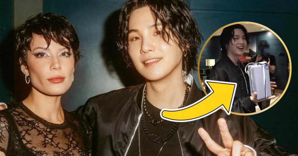 Ce que Halsey et MAX ont offert à Suga de BTS lors de sa tournée mondiale en solo