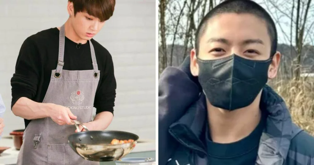 Jungkook de BTS est devenu cuisinier dans l'armée