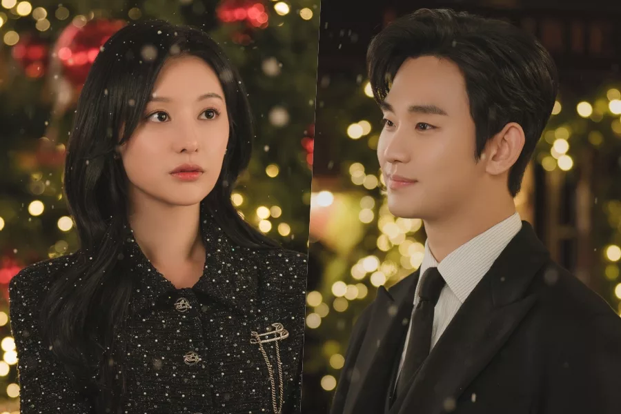 Kim Soo Hyun surprend Kim Ji Won avec un cadeau de Noël touchant en avance dans "Queen Of Tears"