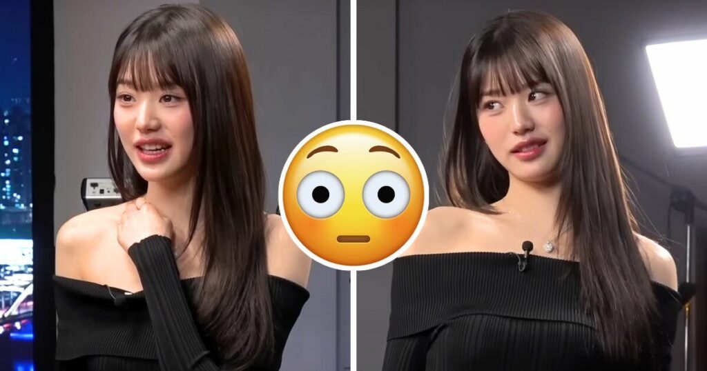 "Es-tu sûr?"  Wonyoung d'IVE rôtit involontairement son hôte à cause de sa petite taille